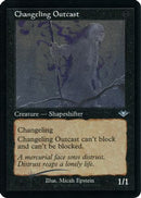 Changeling Outcast (Retro Frame) (Foil Etched) (MH1-012) [Modern Horizons] Foil