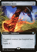 Swiftfoot Boots (Extended Art) (CMR-702) [Commander Legends] Foil