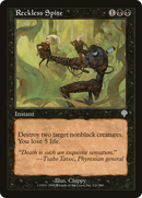 Reckless Spite (INV-121) [Invasion] Foil