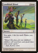 Landbind Ritual (ZEN-024) [Zendikar] Foil