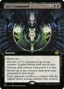 Gix's Command (Extended Art) (BRO-327) [The Brothers' War] Foil