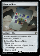 Ransom Note (MKC-048) [Murders at Karlov Manor Commander]