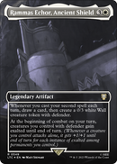 Rammas Echor, Ancient Shield (Borderless) (Surge Foil) (LTC-549) [Tales of Middle-earth Commander] Foil