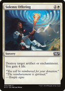 Solemn Offering (M15-033) [Magic 2015] Foil