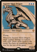 Ancient Silver Dragon (Showcase) (CLB-382) [Commander Legends: Battle for Baldur's Gate] Foil