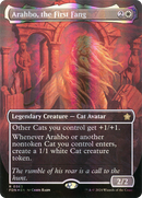 Arahbo, the First Fang (Borderless) (Mana Foil) (FDN-363) [Foundations] Foil