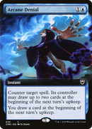 Arcane Denial (Extended Art) (CMR-630) [Commander Legends] Foil