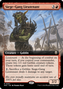 Siege-Gang Lieutenant (Extended Art) (M3C-061) [Modern Horizons 3 Commander]