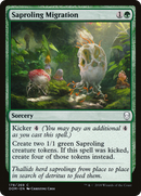 Saproling Migration (DOM-178) [Dominaria] Foil
