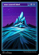Snow-Covered Island (PixelSnowLands.jpg) (Foil Etched) (SLD-326) [Secret Lair Drop Series] Foil