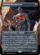 Solemn Simulacrum (Alternate Art) (M21-319) (Borderless) [Core Set 2021] Foil