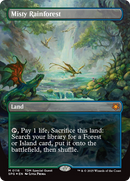 Misty Rainforest (Borderless) (Dragonscale Foil) (SPG-116) [Special Guests] Foil