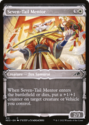 Seven-Tail Mentor (Showcase) (NEO-313) [Kamigawa: Neon Dynasty] Foil
