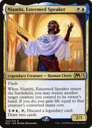 Niambi, Esteemed Speaker (PPM21-222P) [Promo Pack: Core Set 2021 Promos] Foil