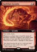 Barbflare Gremlin (Extended Art) (DSC-055) [Duskmourn: House of Horror Commander]