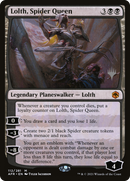 Lolth, Spider Queen (PPAFR-112P) [Promo Pack: Adventures in the Forgotten Realms Promos] Foil