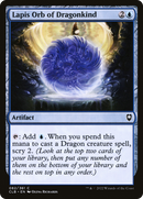 Lapis Orb of Dragonkind (CLB-082) [Commander Legends: Battle for Baldur's Gate] Foil