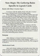 Legends Rules Card [Legends]