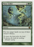 Plow Under (8ED-272) [8th Edition] Foil