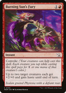Burning Sun's Fury (MOM-133) [March of the Machine] Foil