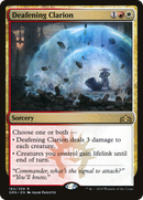 Deafening Clarion (PPTHB-165P) [Promo Pack: Guilds of Ravnica Promos] Foil