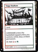 Taiga Stadium (CMB1-120) [Mystery Booster Playtest Cards 2019]