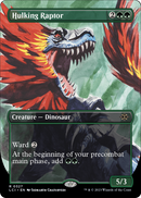 Hulking Raptor (Borderless) (LCI-327) [The Lost Caverns of Ixalan] Foil
