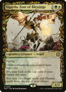 Sigarda, Font of Blessings (Showcase) (MAT-097) [March of the Machine: The Aftermath] Foil