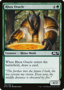 Rhox Oracle (M19-198) [Core Set 2019] Foil