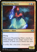 Thundering Djinn (MH1-215) [Modern Horizons] Foil