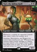 Mari, the Killing Quill (Extended Art) (NCC-097) [New Capenna Commander] Foil