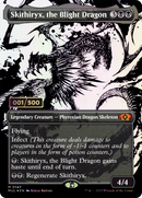 Skithiryx, the Blight Dragon (Serial Numbered) (MUL-147) (Showcase) (Borderless) [Multiverse Legends] Foil
