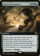 Storm the Festival (Extended Art) (MID-364) [Innistrad: Midnight Hunt] Foil