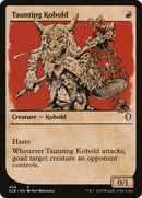 Taunting Kobold (Showcase) (CLB-404) [Commander Legends: Battle for Baldur's Gate] Foil