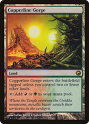 Copperline Gorge (SOM-225) [Scars of Mirrodin] Foil