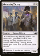 Gathering Throng (SNC-013) [Streets of New Capenna]