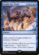 Invoke the Winds (PPNEO-058) [Promo Pack: Kamigawa: Neon Dynasty Promos] Foil