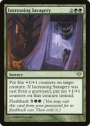 Increasing Savagery (DKA-120) [Dark Ascension] Foil