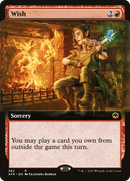 Wish (Extended Art) (AFR-382) [Adventures in the Forgotten Realms] Foil