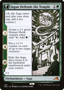 Jugan Defends the Temple (Showcase) (NEO-359) [Kamigawa: Neon Dynasty] Foil
