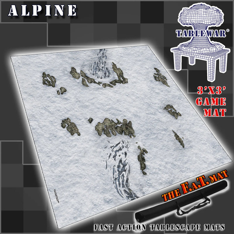 F.A.T. Mats: 'Alpine' 3x3 Gaming Mat