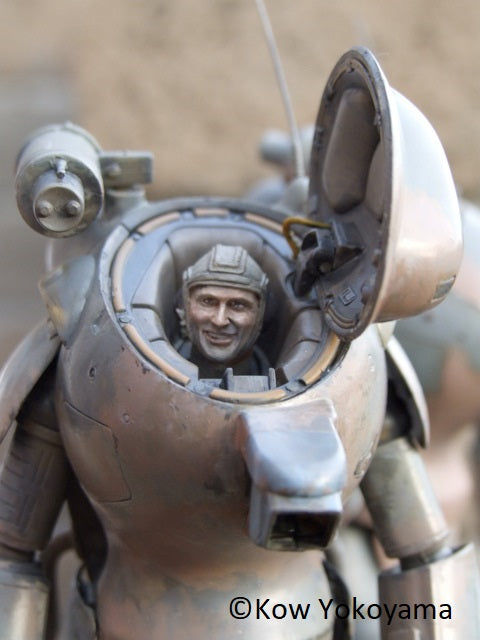 Maschinen Krieger: Mercenary Army Male Head Parts Sergeant Garcia & Bigman Superior 1/20