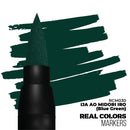 AK: Real Colors Markers IJA Ao Midori Iro (Blue Green)