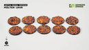 GamersGrass Battle Ready Toppers: Molten Lava 28mm