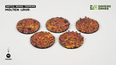 GamersGrass Battle Ready Toppers: Molten Lava 40mm