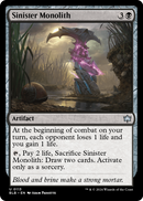 Sinister Monolith (BLB-113) [Bloomburrow] Foil