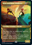 Mina and Denn, Wildborn (Halo Foil) (SLD-1270) (Showcase) [Secret Lair Drop] Foil