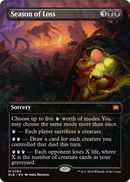 Season of Loss (Borderless) (BLB-284) (Showcase) [Bloomburrow] Foil