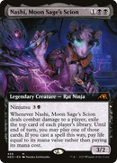 Nashi, Moon Sage's Scion (Extended Art) (NEO-459) [Kamigawa: Neon Dynasty] Foil