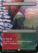 Karplusan Forest (Borderless) (DMU-379) [Dominaria United] Foil